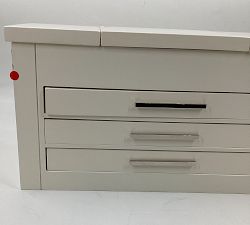 Open Box: Stella Jewelry Box, Ultimate (18") - Dutch White