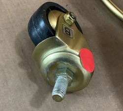 Open Box: Three Tier Metal Bar Cart (20") - Brass