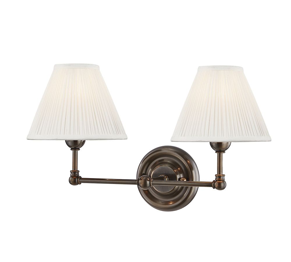 Gary Metal Double Sconce (11") by Pottery Barn