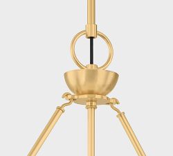 Holland Metal Linear Chandelier (10")