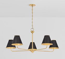 Holland Metal Round Chandelier (43")