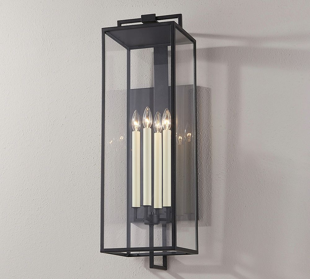 Jonah Outdoor Metal Sconce (12"-34") by Pottery Barn