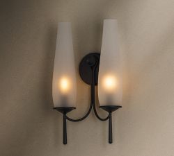 Xander Metal Double Sconce (18")