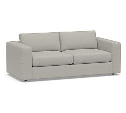 Open Box: Carmel Wide Arm Sofa (86"), 2 Seater - Performance Boucle Pebble