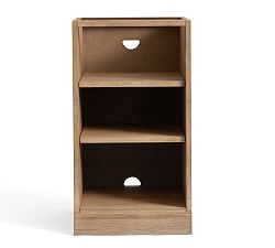 Open Box: Printer's 3-Shelf Bookcase without Top (16") - Seadrift