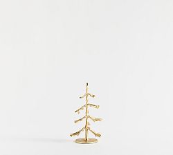 Open Box: Sculpted Trees Small (10") - Brass