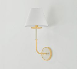 Lewis Metal Single Sconce (17")