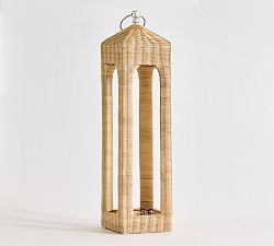 Open Box: Caleb Lantern, Large, 36" - Rattan
