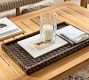 Bamboo Glass Hurricane Candle Holder
