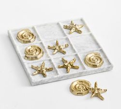 Shell Marble Tic Tac Toe