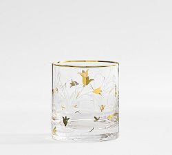Gold Scatter Cocktail Glasses