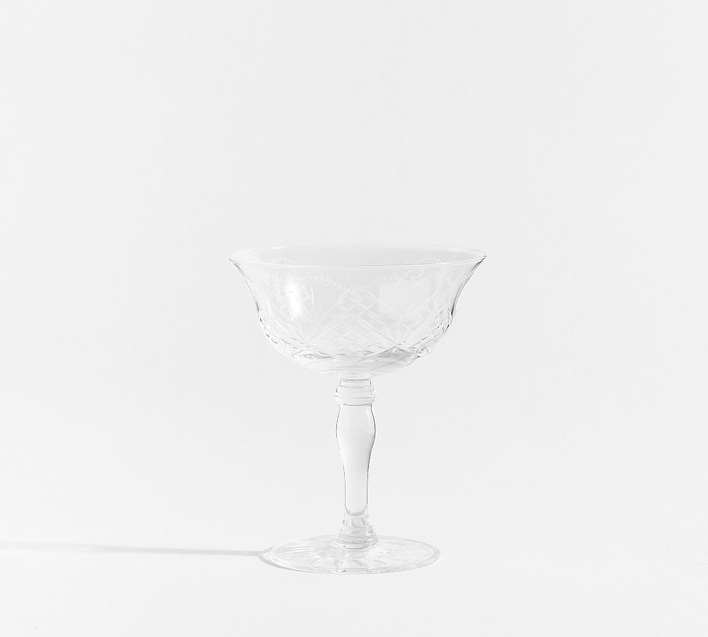 LoveShackFancy Coupe Glasses - Set of 4