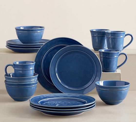 Cambria Handcrafted Stoneware Dinnerware Sets | Pottery Barn