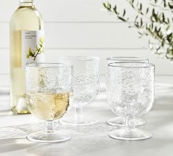 Hammered Outdoor Goblets