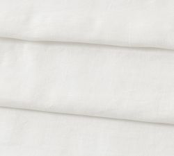 Custom Belgian Linen Soft Fold Roman Blackout Shade