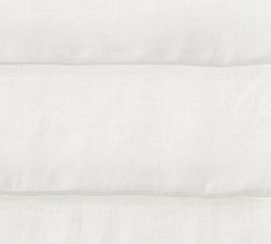 Custom Belgian Linen Soft Fold Roman Light Filtering Shade