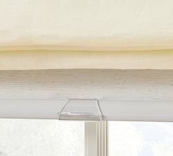 Custom Belgian Linen Dual Roman Blackout Shade