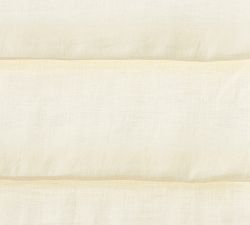 Custom Belgian Linen Soft Fold Roman Light Filtering Shade