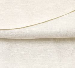 Custom Emery Linen Curve Roman Blackout Shade