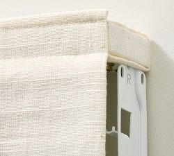 Custom Emery Linen Dual Roman Light Filtering Shade