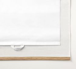 Custom Sutton Natural Roman Shade