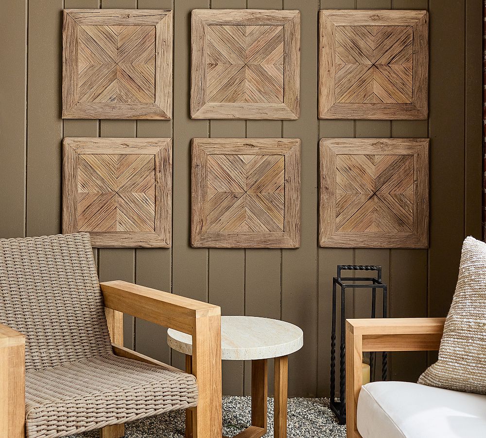 Wooden Square Dimensional Wall Art