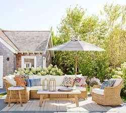 Build Your Own - Westport Wicker Outdoor Sectional Components