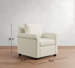 Cameron Modern Roll Arm Chair