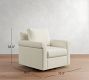 Cameron Modern Roll Arm Swivel Chair