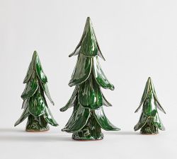Ceramic Green Glossy Tree