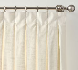 Emery Linen Inverted Box Pleat Curtain