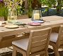Modern Farmhouse Rectangular Extendable Outdoor Dining Table (94"-112")