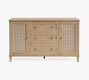 Sausalito Cane Extra Wide Dresser (60")