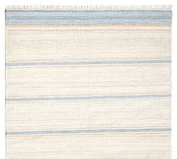 Seaside Striped Outdoor Performance Rug Swatch - Free Returns Within 30 Days