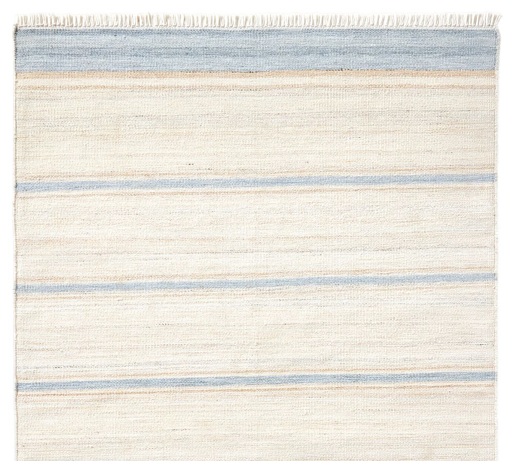 Seaside Striped Outdoor Performance Rug by Pottery Barn