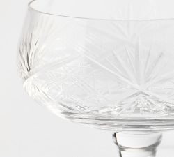 Antique Cut Glass Ice Cream Bowls - Set of 2
