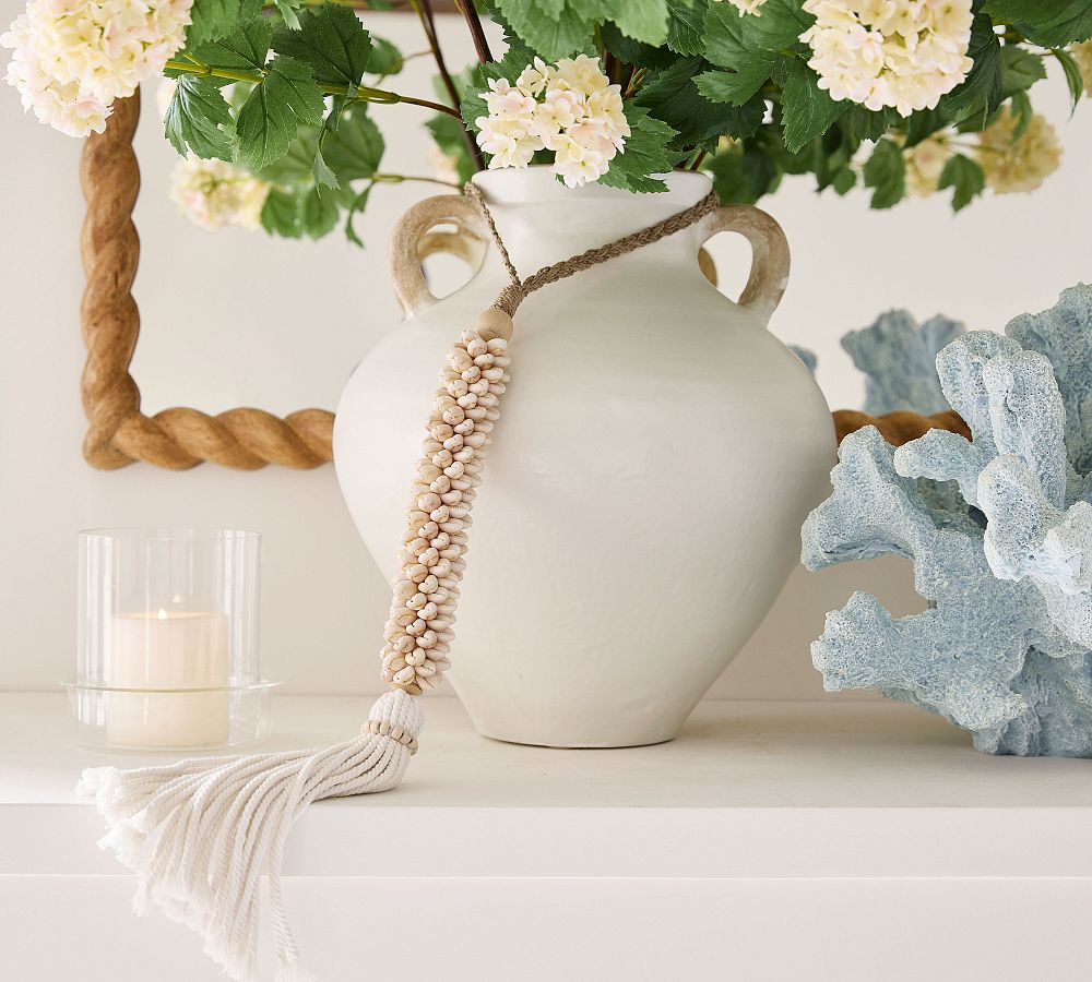 Ceramic Elkwood Vase by Pottery Barn