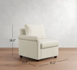 Build Your Own Cameron Modern Roll Arm Sectional