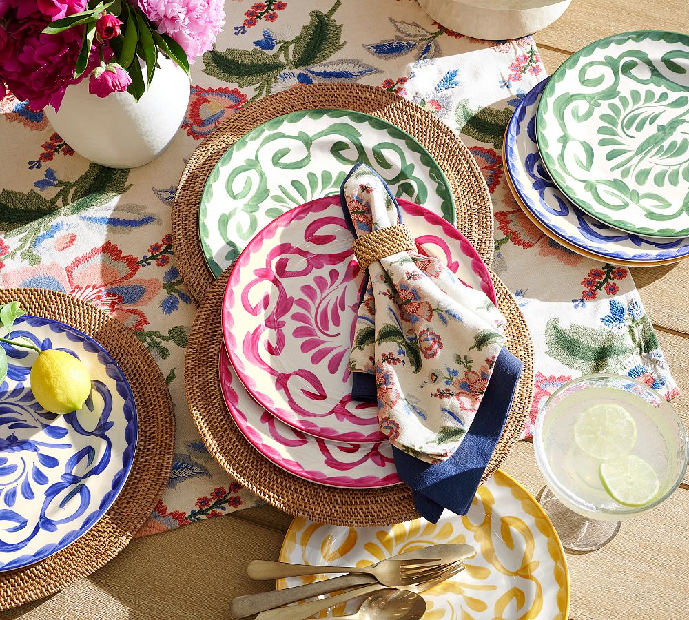 Puebla Melamine Dinnerware Collection by Pottery Barn