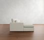 Westwood Slim Arm Deep Seat Slipcovered Modular Chaise Sectional (137")