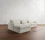 Westwood Slim Arm Deep Seat Slipcovered Modular Chaise Sectional (137")