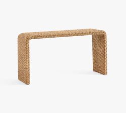 Capitola Woven Console Table (58")