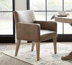 Classic Leather Dining Armchair