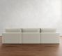 Westwood Slim Arm Deep Seat Slipcovered Modular Chaise Sectional (137")