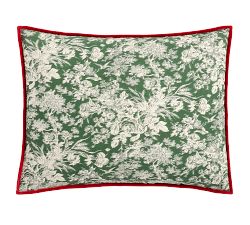 Deck the Halls Christmas Tree Reversible Quilted Sham