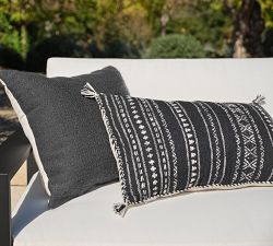 Mullen Striped Outdoor Lumbar Pillow