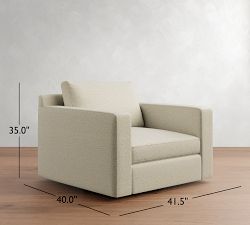 Pacifica Wide Arm Swivel Chair