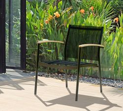 Santa Ana Mesh Outdoor Lounge Chair, Set of 2