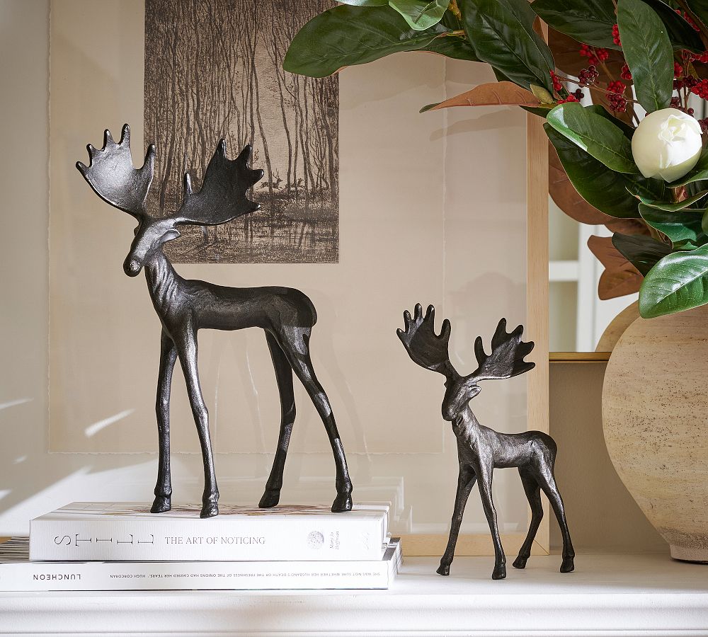 Sculpted Moose Object by Pottery Barn