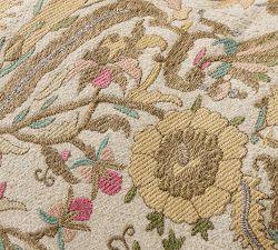 Venice Embroidered Filled Lumbar Pillow